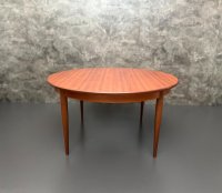 Vintage Teak Couchtisch rund 100 cm Danish Design - Bild 5