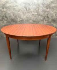 Vintage Teak Couchtisch rund 100 cm Danish Design - Bild 6