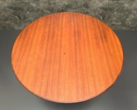 Vintage Teak Couchtisch rund 100 cm Danish Design - Bild 8