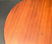 Vintage Teak Couchtisch rund 100 cm Danish Design - Bild 9