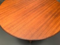 Vintage Teak Couchtisch rund 100 cm Danish Design - Bild 11