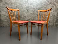 Vintage Sprossenstühle Mid Century 60er/70er rot - Bild 2