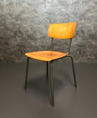 Vintage Stapelstühle 70er Jahre Metall Grau/Braun (40 Stk.) - Bild 4