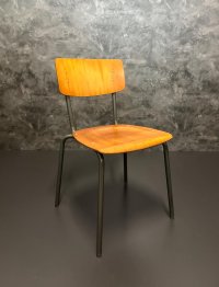Vintage Stapelstühle 70er Jahre Metall Grau/Braun (40 Stk.) - Bild 19