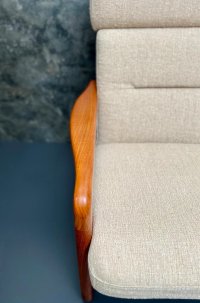Dänisches 2er Sofa Teak Holstebro 1970er Vintage - Bild 4