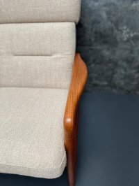 Dänisches 2er Sofa Teak Holstebro 1970er Vintage - Bild 6