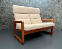 Dänisches 2er Sofa Teak Holstebro 1970er Vintage - Bild 7