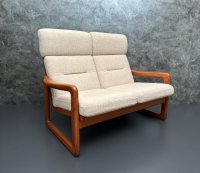 Dänisches 2er Sofa Teak Holstebro 1970er Vintage - Bild 8