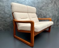 Dänisches 2er Sofa Teak Holstebro 1970er Vintage - Bild 9