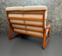 Dänisches 2er Sofa Teak Holstebro 1970er Vintage - Bild 10