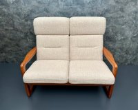 Dänisches 2er Sofa Teak Holstebro 1970er Vintage - Bild 13