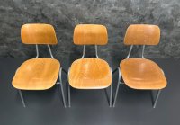 60x Vintage Stapelstühle Grau Gastro Bistro - Bild 7