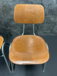 60x Vintage Stapelstühle Grau Gastro Bistro - Bild 11
