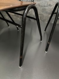 Stapelstühle Schwarz Stahlrohr Gastro 25 Stk - Bild 18