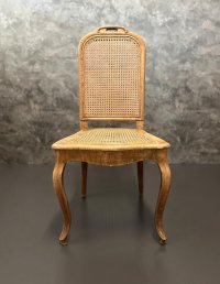 2 Stühle Louis XV Stil Wiener Geflecht Rattan - Bild 2