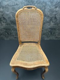 2 Stühle Louis XV Stil Wiener Geflecht Rattan - Bild 7