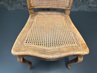 2 Stühle Louis XV Stil Wiener Geflecht Rattan - Bild 9