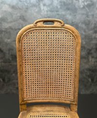 2 Stühle Louis XV Stil Wiener Geflecht Rattan - Bild 10