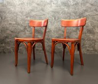 Kaffeehausstühle 1950er Vintage Gastro 6 Stk. - Bild 2