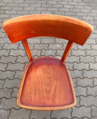 Kaffeehausstühle 1950er Vintage Gastro 6 Stk. - Bild 15