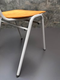 Stapelstühle Vintage Grau Gastro Bistro ca. 10 Stk. - Bild 18