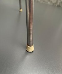 Vintage Stuhl Dänemark Teak/Nussbaum Chromgestell 70er - Bild 11