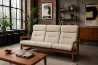 Dänisches 3er Sofa Teak Holstebro 1970er Vintage - Bild 1