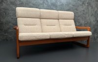 Dänisches 3er Sofa Teak Holstebro 1970er Vintage - Bild 6