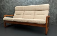 Dänisches 3er Sofa Teak Holstebro 1970er Vintage - Bild 10