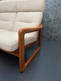 Dänisches 3er Sofa Teak Holstebro 1970er Vintage - Bild 12