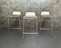 Stapelbare Barhocker Braun Kunstleder 6 Stk. Gastro - Bild 6