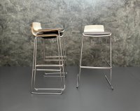 Stapelbare Barhocker Braun Kunstleder 6 Stk. Gastro - Bild 10