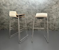 Stapelbare Barhocker Braun Kunstleder 6 Stk. Gastro - Bild 11