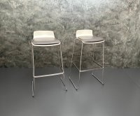 Stapelbare Barhocker Braun Kunstleder 6 Stk. Gastro - Bild 13