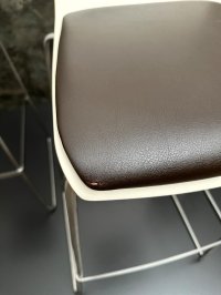 Stapelbare Barhocker Braun Kunstleder 6 Stk. Gastro - Bild 18