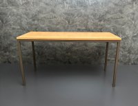 Werkstatttisch Metallgestell 140x60 cm - Bild 1