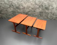 Kai Kristiansen Satztische 3er Set Teak Vildbjerg 60er - Bild 2