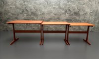 Kai Kristiansen Satztische 3er Set Teak Vildbjerg 60er - Bild 6