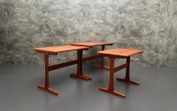 Kai Kristiansen Satztische 3er Set Teak Vildbjerg 60er - Bild 8