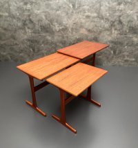 Kai Kristiansen Satztische 3er Set Teak Vildbjerg 60er - Bild 9