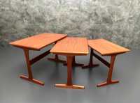 Kai Kristiansen Satztische 3er Set Teak Vildbjerg 60er - Bild 10