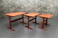 Kai Kristiansen Satztische 3er Set Teak Vildbjerg 60er - Bild 14