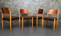 Thonet Vintage Esszimmerstühle Teak Buche 4er Set 1960er - Bild 11