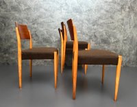 Thonet Vintage Esszimmerstühle Teak Buche 4er Set 1960er - Bild 12