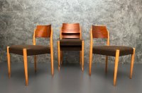 Thonet Vintage Esszimmerstühle Teak Buche 4er Set 1960er - Bild 13