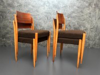 Thonet Vintage Esszimmerstühle Teak Buche 4er Set 1960er - Bild 14