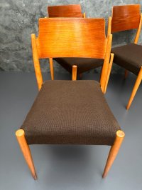 Thonet Vintage Esszimmerstühle Teak Buche 4er Set 1960er - Bild 15
