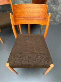 Thonet Vintage Esszimmerstühle Teak Buche 4er Set 1960er - Bild 16