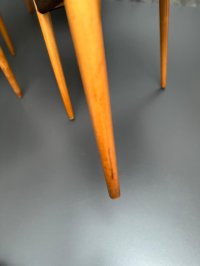 Thonet Vintage Esszimmerstühle Teak Buche 4er Set 1960er - Bild 17