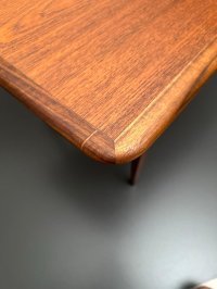 Mid Century Couchtisch Teak Eiche 120x60cm - Bild 10